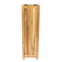 Planter hardhout vierkant (30 x 30 x 100 cm)